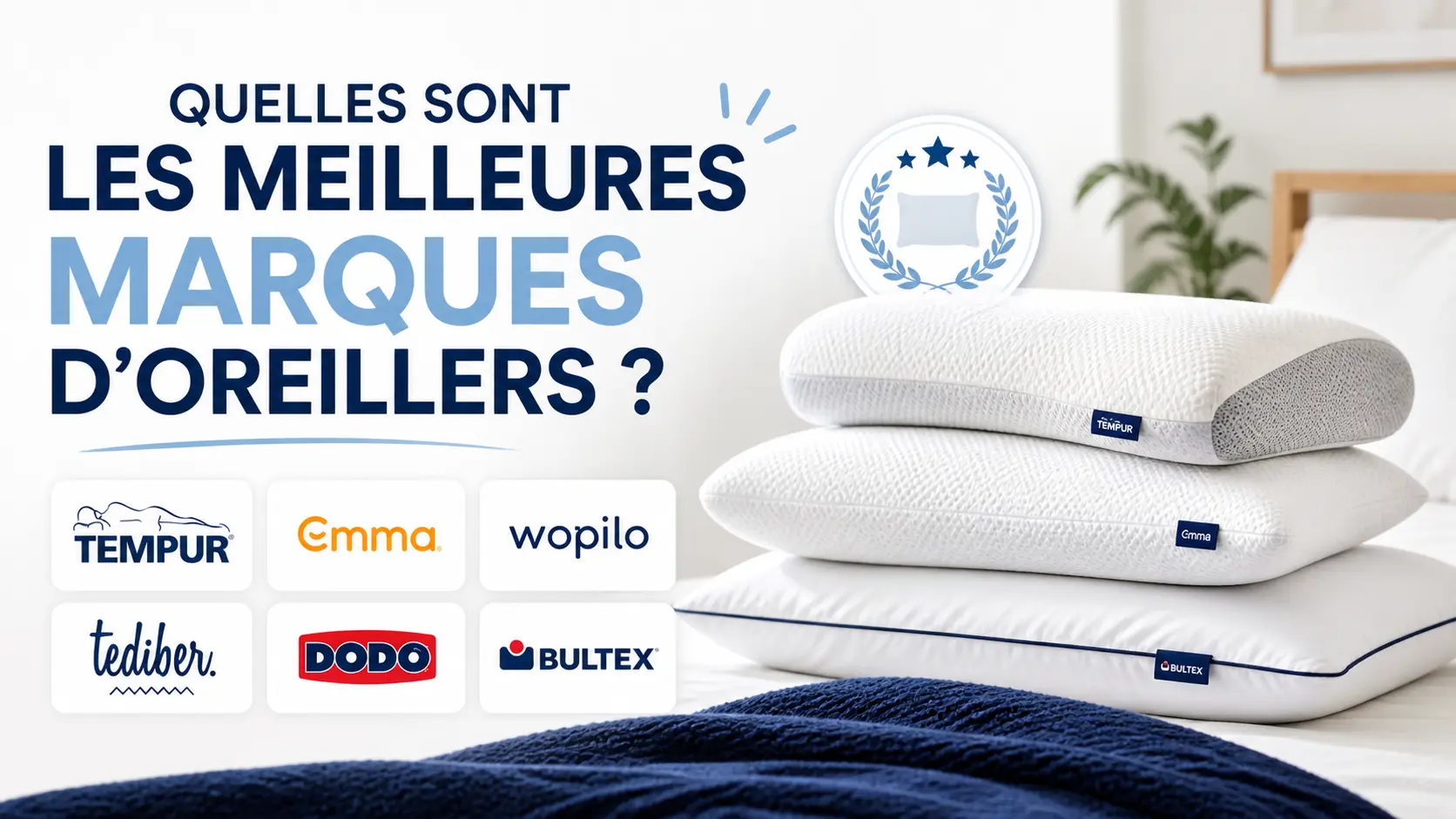 Meilleures marques d'oreillers