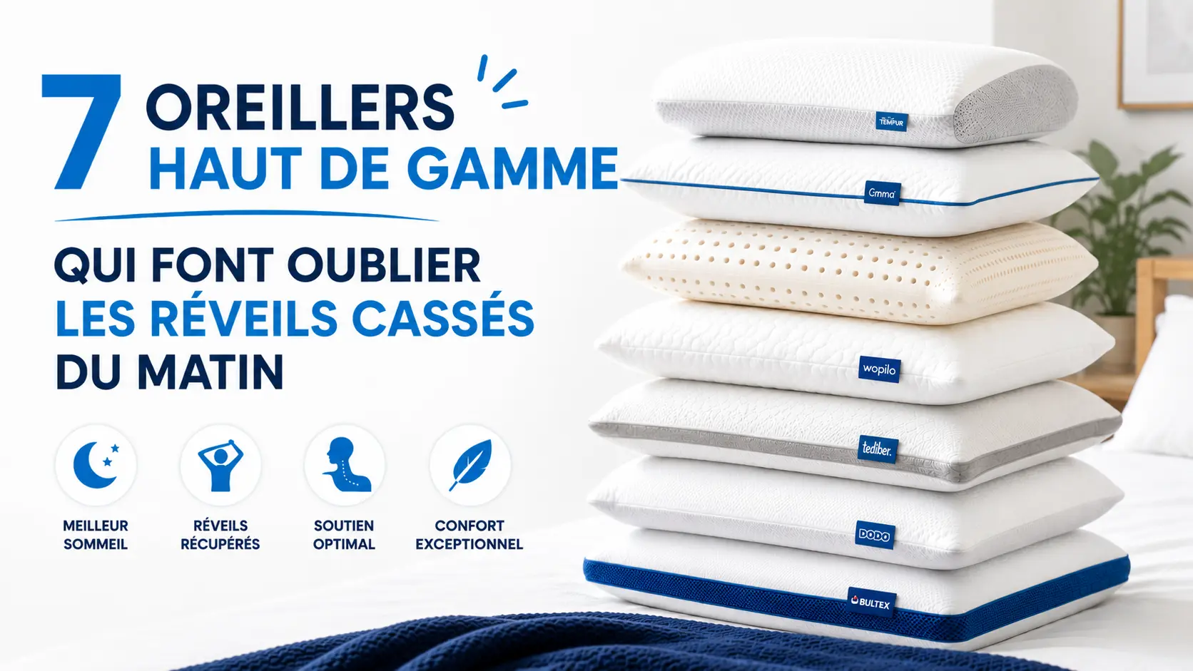 oreiller haut de gamme