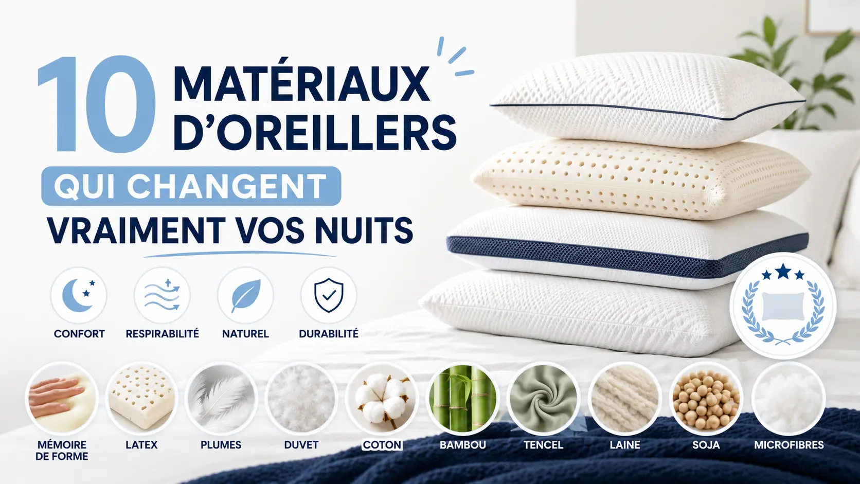 Quel matériau d’oreiller choisir